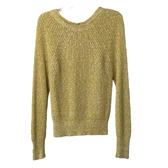 Free People Electric City Cotton Linen Blend Knit Pullover Sweater S Slouchy - Picture 11 of 15